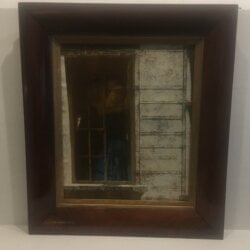 Edvard Yashin [born 1960] Ukrainian magic realist : <i>Yashin ed. blue dress</i>, 2003.