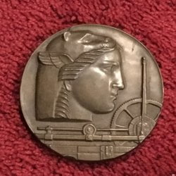 Medallic Art Company : <i>50th anniversary bronze medal</i>, 1950.