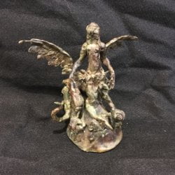 [unattributed] : <i>Female mythological demon harpy</i>, ca.1960s.