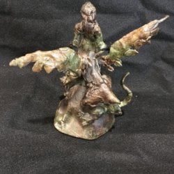 [unattributed] : <i>Female mythological demon harpy</i>, ca.1960s.