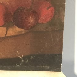 [unattributed] American school : <i>Tabletop still-life</i>, ca.1840-50.