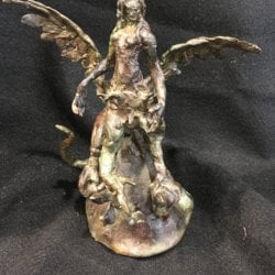 [unattributed] : <i>Female mythological demon harpy</i>, ca.1960s.