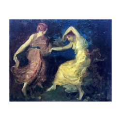 [unattributed] American painting : Two dancers, 1936.