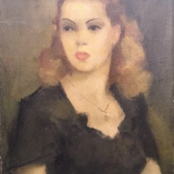 Gaston Jarry [1889-1974] Argentine artist : <i>Young beauty</i>, 1949.