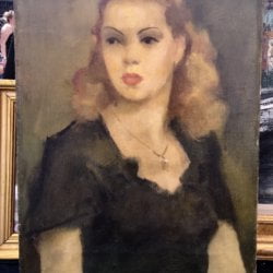 Gaston Jarry [1889-1974] Argentine artist : <i>Young beauty</i>, 1949.