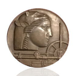 Medallic Art Company : 50th anniversary bronze medal, 1950.