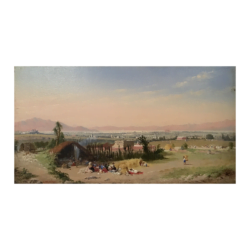 Conrad Wise Chapman [1842-1910] : <i>Valle de Mexico from Hacienda Morales [Valley of Mexico]</i>, 1860.