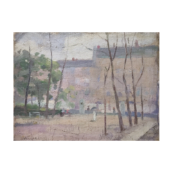 [unattributed] American painting : Sunday in the park, ca.1909.