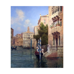 Arthur Trevor Haddon [1864-1941] British/American : <i>Venice</i>, ca.1890.