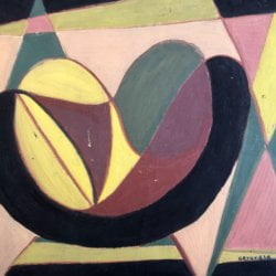 Helen Gerardia [1903-1988] American : Abstract, ca.1940s.