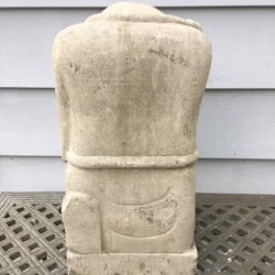 [unattributed] United States Moderne thinking man gargoyle, ca.1940.