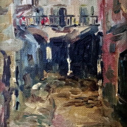 Aaron Butler Dikeman III [1868-1942] : Parisian street, ca.1880s.
