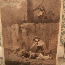 [unattributed] : <i>Boy Scouts to the rescue</i>, circa 1900.