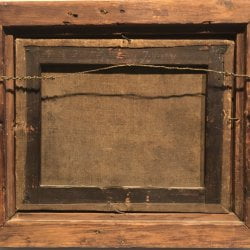 Karl Emmanuel Jansson [1846-1874] : <i>Still-life with pheasants, hare and woven basket</i>, 1864.