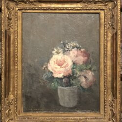 Henri-Julien Dumont (1859-1933) : Floral still-life, ca.1927.