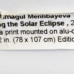 Almagul Menlibayeva [b.1969] Kazakhstani : <i>During the solar eclipse I</i>, 2008.