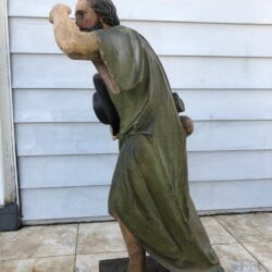 [unattributed] Spanish Santo figure : The wondering apostle, ca.1830-40.