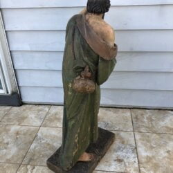 [unattributed] Spanish Santo figure : The wondering apostle, ca.1830-40.