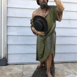 [unattributed] Spanish Santo figure : The wondering apostle, ca.1830-40.