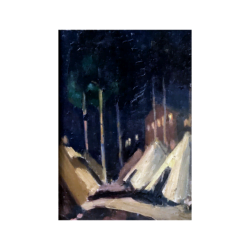 Nils Anton Pearson [1892-1967] (possibly) : <i>In the still of the night, Fort Jackson</i>, 1914.
