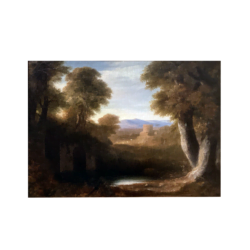 Washington Allston [ 1779-1843]: <i>Romantic Italian landscape</i>, ca.1830s