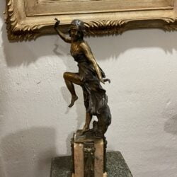 Jacques Marin [1877-1950] : Bronze dancer, ca.1920.