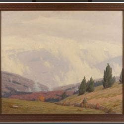 Andrew Thomas Schwartz [1867-1942] American ; Mountain Landscape ,circa 1920