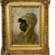 Luigi de Servi [1863-1945] Italian : “Portrait of a young man “ circa 1890