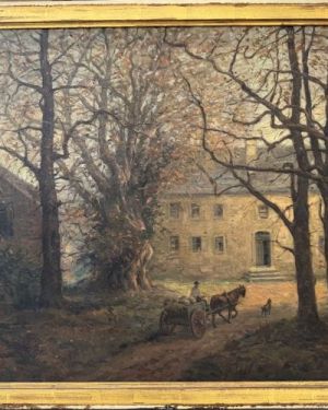 Paul Giraud [1844-1917] French/American “Returning Home” circa 1870-80